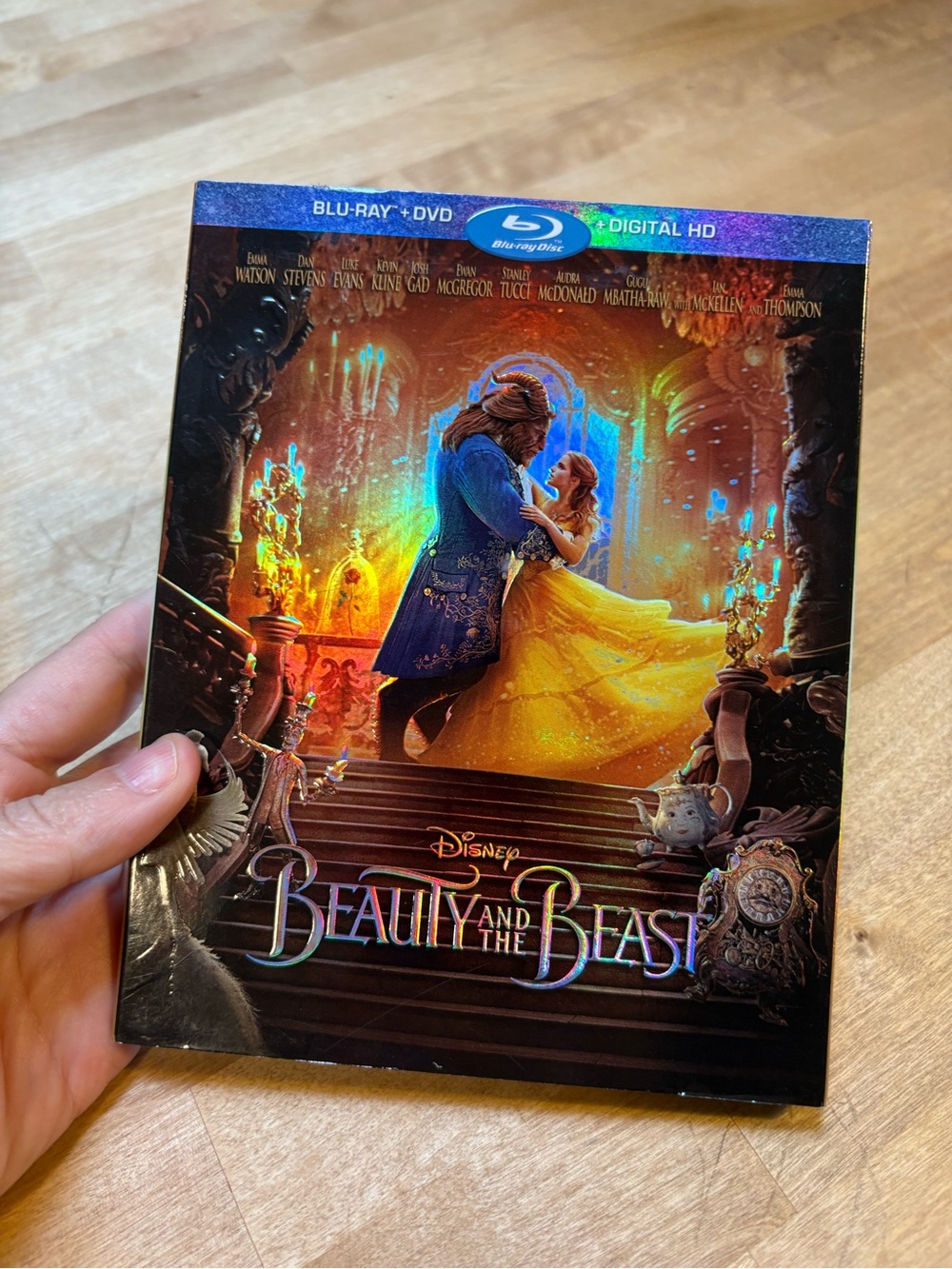 Disney Beauty and the Beast Movie Live Action Blu Ray